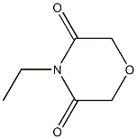 3,5-Morpholinedione,4-ethyl-(9CI) Structure