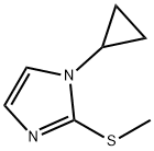 1H-Imidazole,1-cyclopropyl-2-(methylthio)-(9CI) Structure