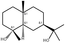 (1R,8aα)-1,4aβ-Dimethyl-7β-(1-hydroxy-1-methylethyl)decalin-1α-ol Struktur