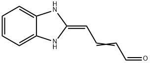 delta2,gamma-Benzimidazolinecrotonaldehyde (8CI) Structure
