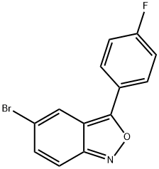 2,1-Benzisoxazole, 5-broMo-3-(4-fluorophenyl)- Structure