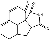 3A,4,5,6-四氢琥珀酰亚胺基[3,4-B]苊-10-酮, 4756-92-7, 结构式