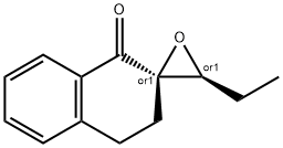Spiro[naphthalene-2(1H),2-oxiran]-1-one, 3-ethyl-3,4-dihydro-, (2R,3S)-rel- (9CI) Structure