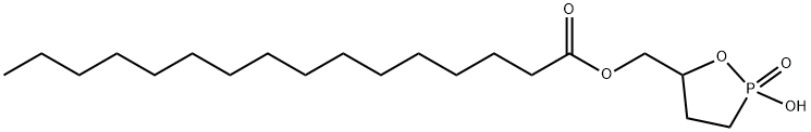 Palmitoyl 3-carbacyclic Phosphatidic Acid, 476310-22-2, 结构式