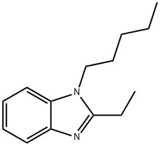 1H-Benzimidazole,2-ethyl-1-pentyl-(9CI) Structure