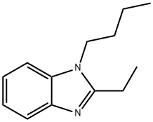 1H-Benzimidazole,1-butyl-2-ethyl-(9CI) Structure