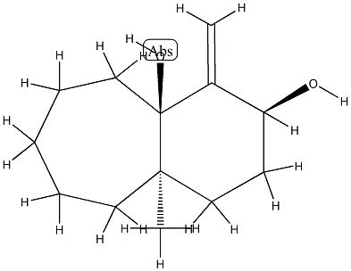 1H-Benzocycloheptene-2,9a(2H)-diol, octahydro-4a-methyl-1-methylene-, (2R,4aS,9aS)-rel- (9CI) Structure