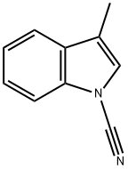 1H-Indole-1-carbonitrile,3-methyl-(9CI) Structure