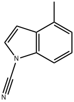 1H-Indole-1-carbonitrile,4-methyl-(9CI) Structure