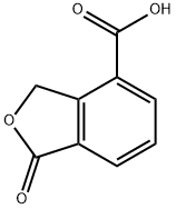1,3-DIHYDRO-1-OXO-4-ISOBENZOFURANCARBOXYLIC ACID, 4792-27-2, 结构式