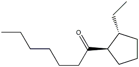 1-Heptanone,1-[(1R,2R)-2-ethylcyclopentyl]-,rel-(-)-(9CI) Structure