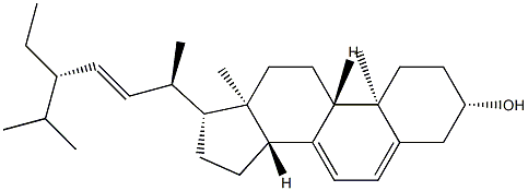 7-dehydrostigmasterol Struktur