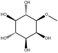 1-O-メチル-myo-イノシトール 化学構造式
