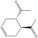 Ethanone, 1,1-(1R,6R)-3-cyclohexene-1,6-diylbis- (9CI) Structure