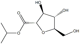D-Mannonic acid, 2,5-anhydro-, 1-methylethyl ester (9CI) Structure
