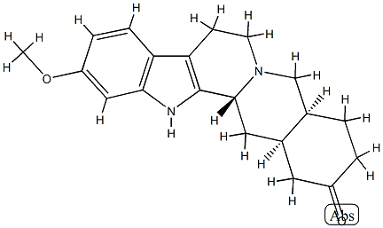 (3β,20α)-11-Methoxyyohimban-17-one Structure