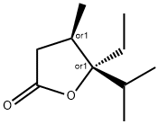 2(3H)-Furanone,5-ethyldihydro-4-methyl-5-(1-methylethyl)-,(4R,5R)-rel-(9CI)|