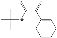 N-tert-Butyl-α-oxo-1-cyclohexene-1-acetamide Structure