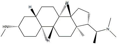 (20S)-N,N',N'-Trimethyl-5α-pregnane-3β,20-diamine Structure