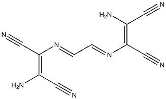 2,2'-(1,2-Ethanediylidenedinitrilo)bis(3-amino-2-butenedinitrile) 结构式