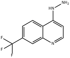 4-Hydrazino-7-(trifluoromethyl)quinoline Structure