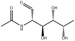 2-乙酰氨基-2,6-二脱氧-L-半乳糖, 49694-69-1, 结构式