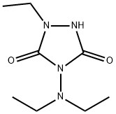 1,2,4-Triazolidine-3,5-dione,4-(diethylamino)-2-ethyl-(9CI) Structure