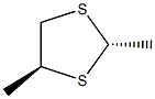 2α,4β-Dimethyl-1,3-dithiolane Struktur
