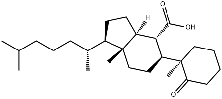 B-Nor-1-oxo-5,6-secocholestan-6-oic acid 结构式