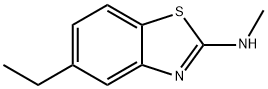 2-Benzothiazolamine,5-ethyl-N-methyl-(9CI) Struktur