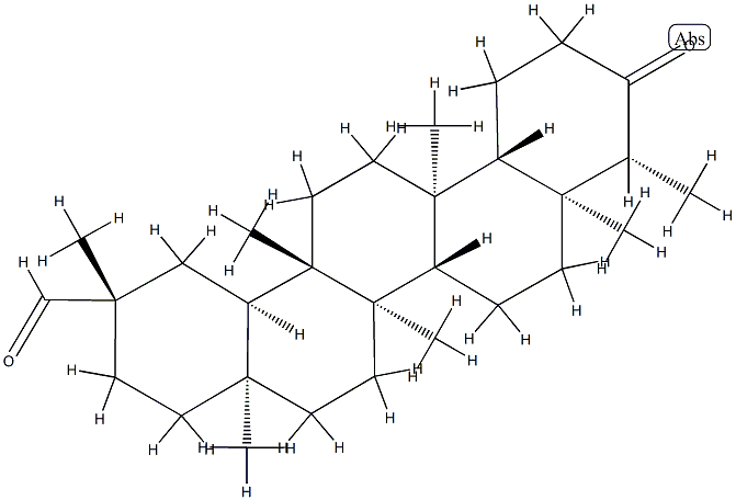 3-Oxofriedelan-30-al Struktur