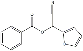Benzoic acid α-cyanofurfuryl ester Struktur