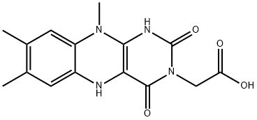 1,5-dihydro-N(3)-carboxymethyllumiflavin Struktur