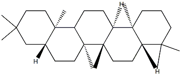 (8α,9β,13α,14β,17α,18β)-21,21-Dimethyl-29,30-dinorgammacerane 结构式