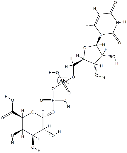 UDP-galacturonic acid, 50722-58-2, 结构式