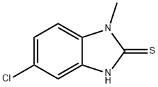2H-Benzimidazole-2-thione,5-chloro-1,3-dihydro-1-methyl-(9CI) 结构式