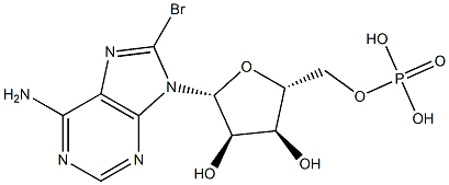 poly 8-bromoadenylic acid 结构式