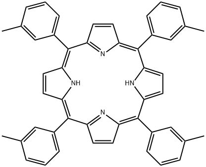 内消旋四(3-甲基苯基)卟啉, 50849-45-1, 结构式