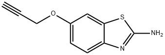 2-Benzothiazolamine,6-(2-propynyloxy)-(9CI) Struktur