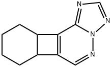 6b,7,8,9,10,10a-ヘキサヒドロベンゾ[3,4]シクロブタ[1,2-d][1,2,4]トリアゾロ[1,5-b]ピリダジン 化学構造式