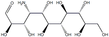 4-Amino-4-deoxy-D-glycero-D-galacto-D-gluco-undecose Structure