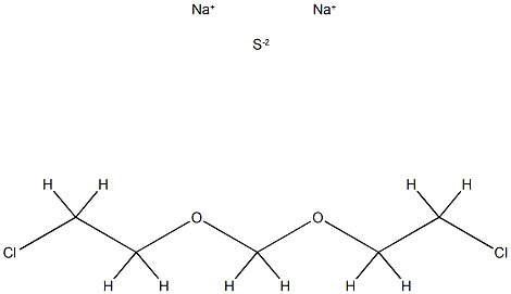 1,1'-[methylenebis(oxy)]bis[2-chloro-ethan polymer with sodium sulfide Struktur