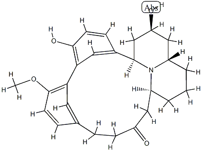 7'-Nor-8α-hydroxylythrancane-12-one Struktur