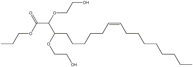 Poly(oxy-1,2-ethanediyl), .alpha.-hydro-.omega.-hydroxy-, ether with 1,2,3-propanetriol mono-(9Z)-9-octadecenoate (2:1) Structure