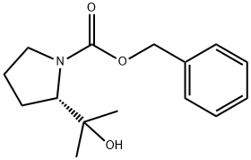 (2S)-N-Cbz-α,α-diMethyl-2-PyrrolidineMethanol Structure