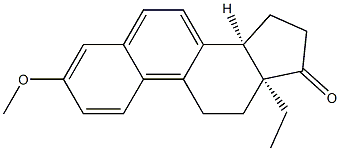 (14β)-13-Ethyl-3-methoxy-1,3,5,7,9-gonapenten-17-one 结构式