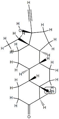 levonorgestrel-4 beta,5 beta-epoxide Struktur