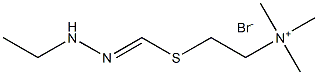 2-Trimethylaminoethyl-1'-ethylisothiuronium bromide Structure