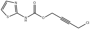 2-Thiazolecarbamic  acid,  4-chloro-2-butynyl  ester  (6CI,7CI,8CI) Structure