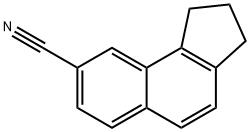 1H-Benz[e]indene-8-carbonitrile,2,3-dihydro-(9CI) Structure